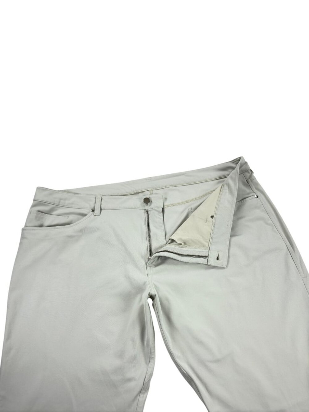Lululemon ABC Relaxed Fit Trouser Mens Size 40 x 30 Light Beige